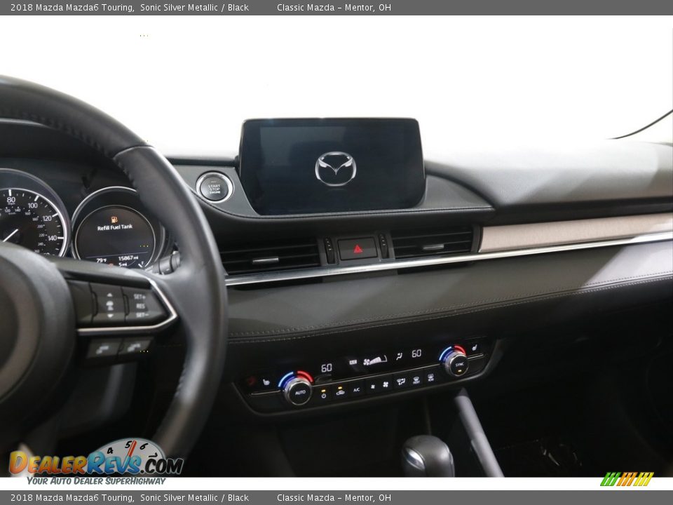 2018 Mazda Mazda6 Touring Sonic Silver Metallic / Black Photo #9