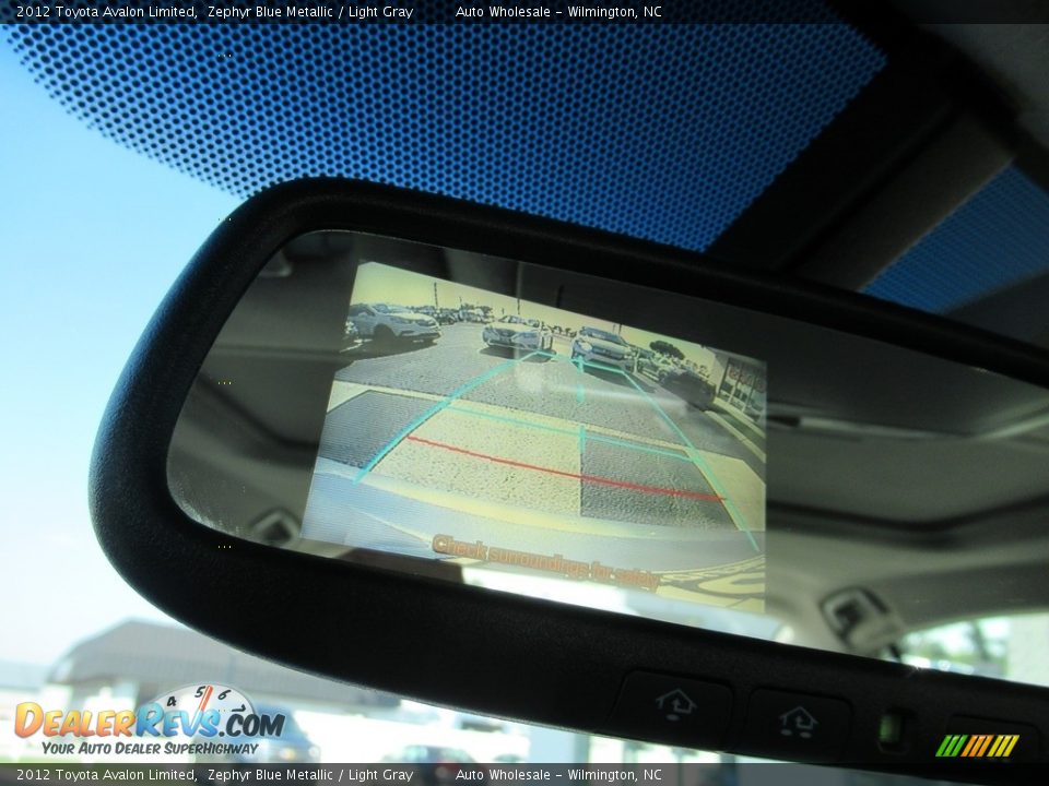 2012 Toyota Avalon Limited Zephyr Blue Metallic / Light Gray Photo #19