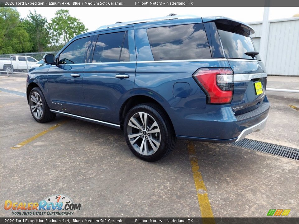 2020 Ford Expedition Platinum 4x4 Blue / Medium Soft Ceramic Photo #5