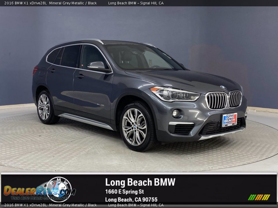 2016 BMW X1 xDrive28i Mineral Grey Metallic / Black Photo #1