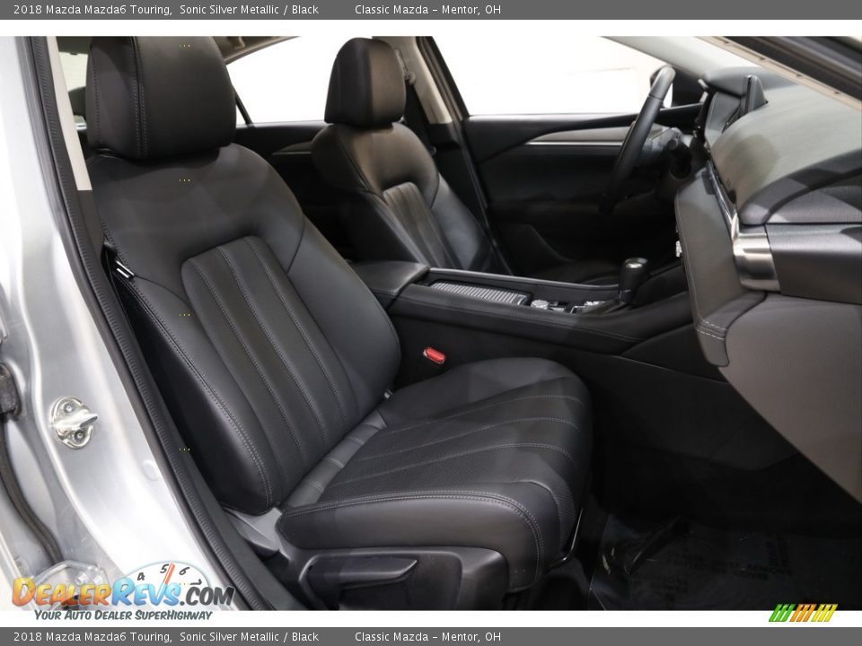 2018 Mazda Mazda6 Touring Sonic Silver Metallic / Black Photo #15