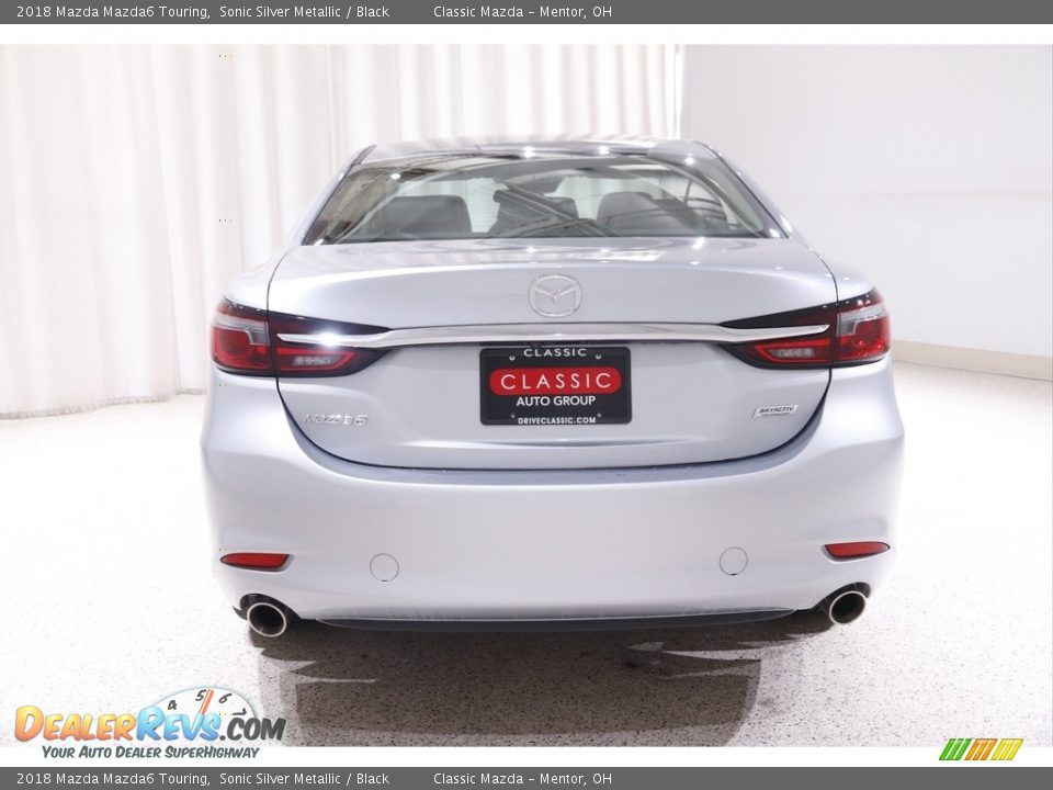 2018 Mazda Mazda6 Touring Sonic Silver Metallic / Black Photo #18