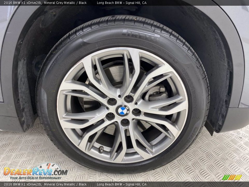 2016 BMW X1 xDrive28i Mineral Grey Metallic / Black Photo #6