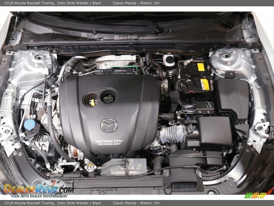 2018 Mazda Mazda6 Touring Sonic Silver Metallic / Black Photo #19
