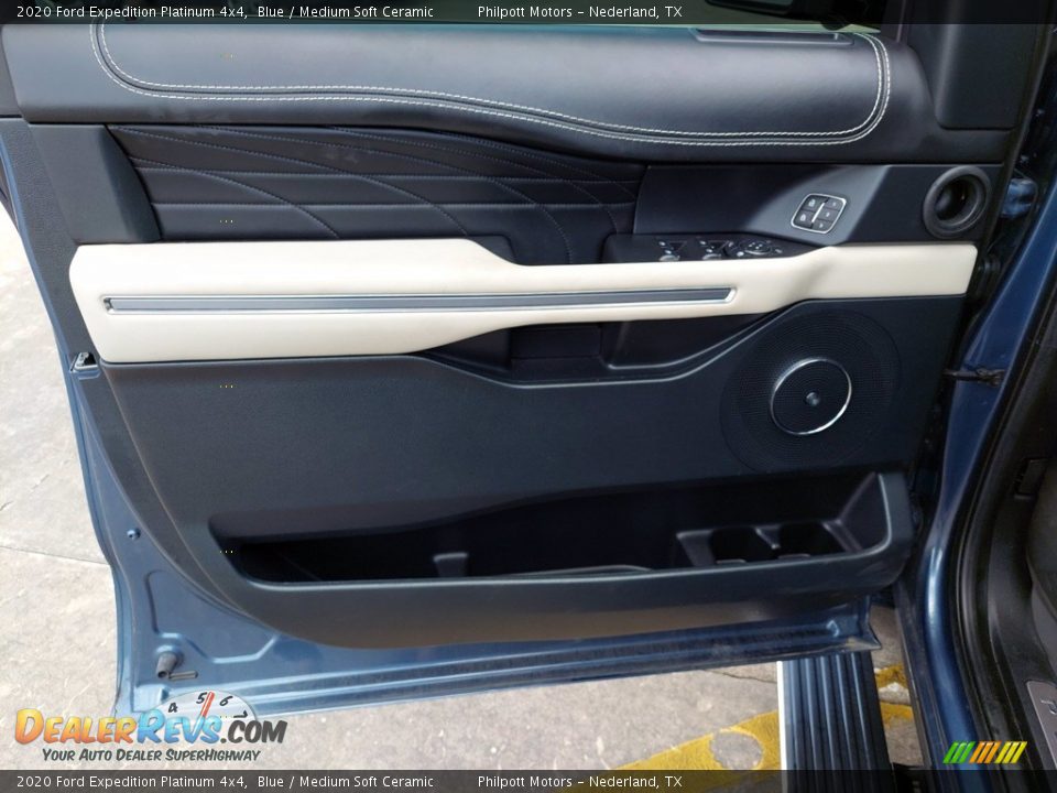 2020 Ford Expedition Platinum 4x4 Blue / Medium Soft Ceramic Photo #13