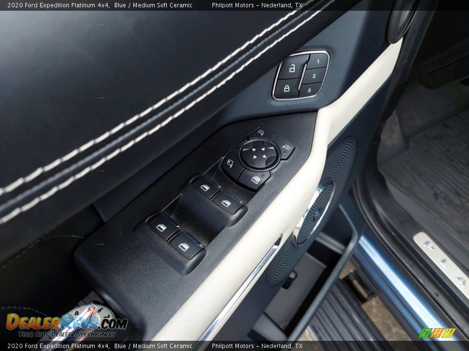2020 Ford Expedition Platinum 4x4 Blue / Medium Soft Ceramic Photo #14