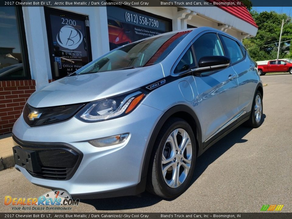 2017 Chevrolet Bolt EV LT Arctic Blue Metallic / Dark Galvanized/­Sky Cool Gray Photo #2