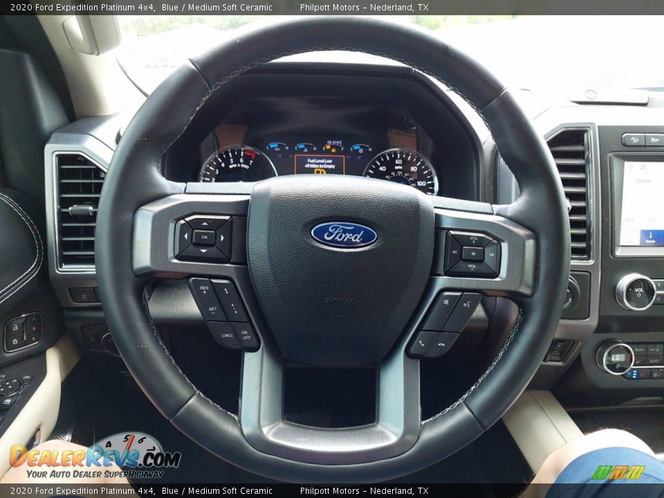 2020 Ford Expedition Platinum 4x4 Blue / Medium Soft Ceramic Photo #15