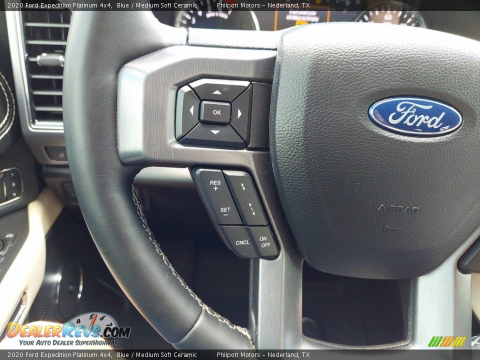2020 Ford Expedition Platinum 4x4 Blue / Medium Soft Ceramic Photo #16