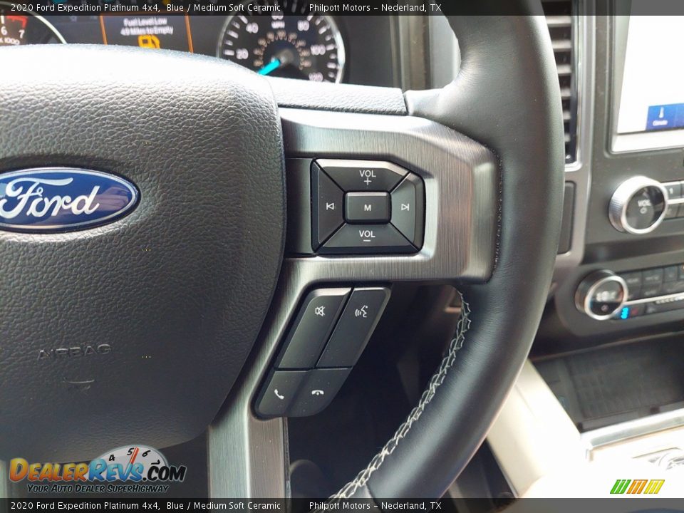 2020 Ford Expedition Platinum 4x4 Blue / Medium Soft Ceramic Photo #17