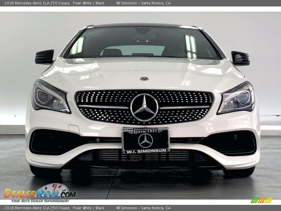 2018 Mercedes-Benz CLA 250 Coupe Polar White / Black Photo #2