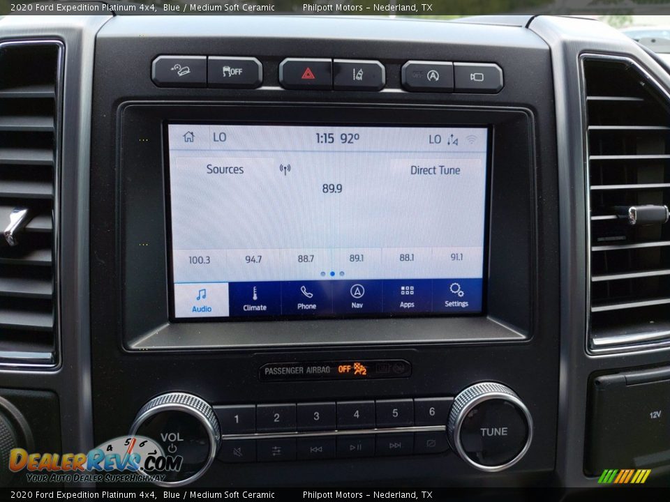 2020 Ford Expedition Platinum 4x4 Blue / Medium Soft Ceramic Photo #20