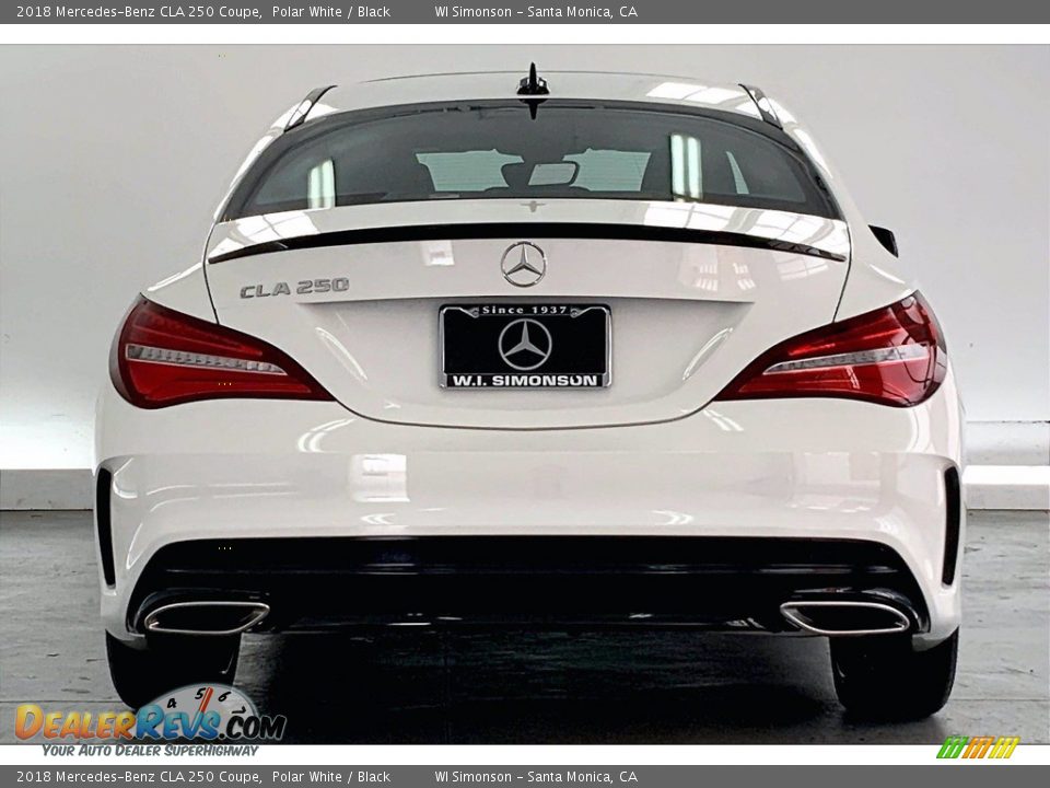 2018 Mercedes-Benz CLA 250 Coupe Polar White / Black Photo #3