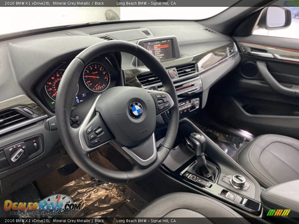 2016 BMW X1 xDrive28i Mineral Grey Metallic / Black Photo #16