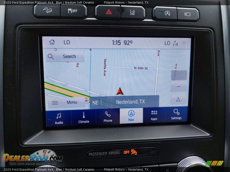 2020 Ford Expedition Platinum 4x4 Blue / Medium Soft Ceramic Photo #22