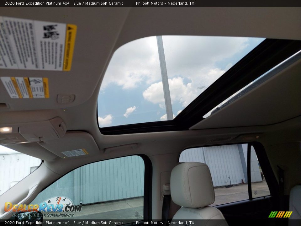 2020 Ford Expedition Platinum 4x4 Blue / Medium Soft Ceramic Photo #23