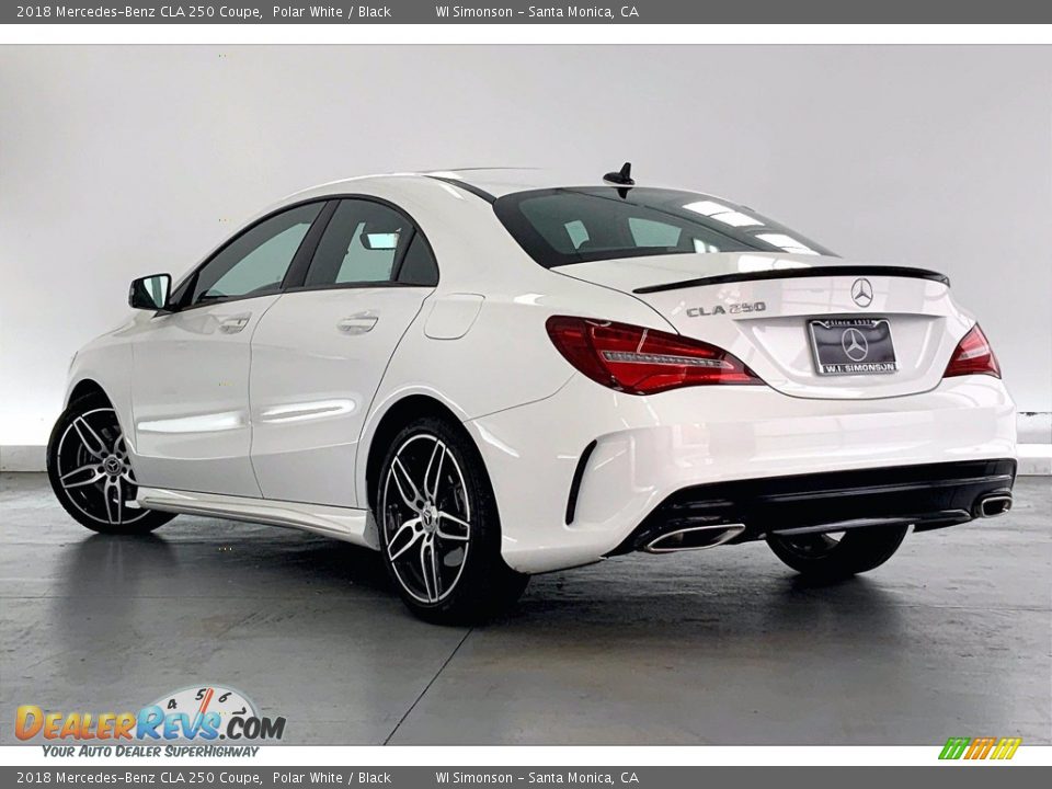 2018 Mercedes-Benz CLA 250 Coupe Polar White / Black Photo #10