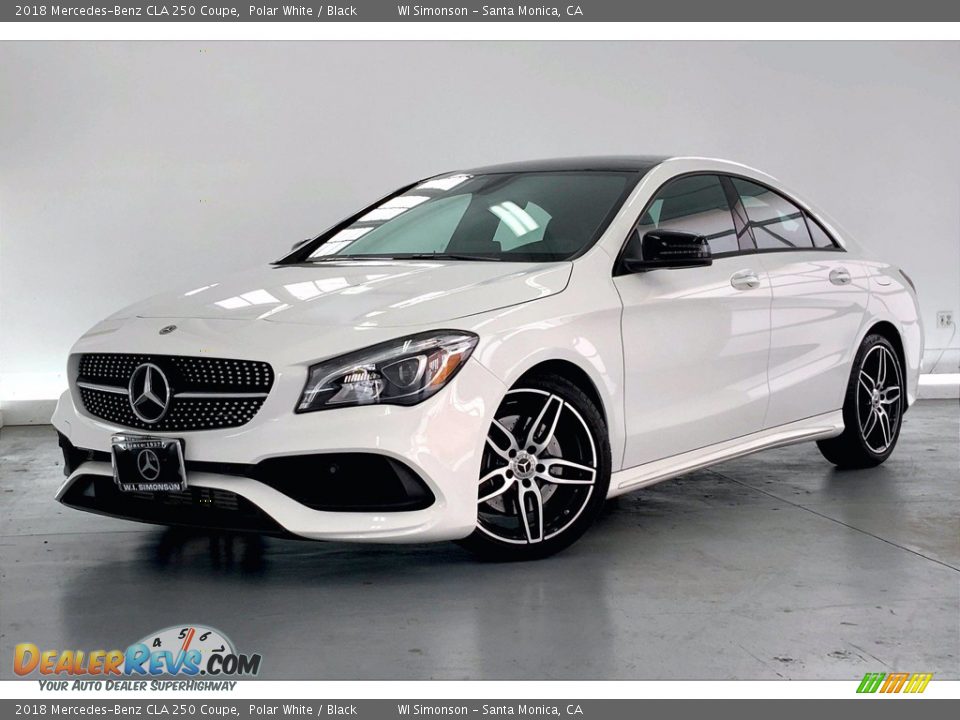 2018 Mercedes-Benz CLA 250 Coupe Polar White / Black Photo #12