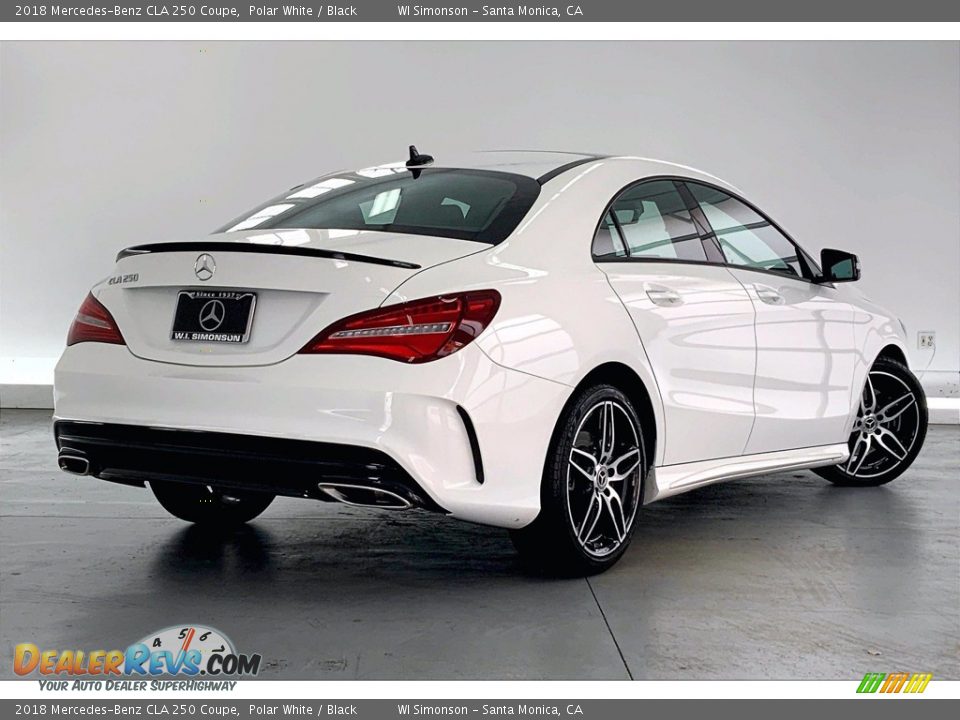 2018 Mercedes-Benz CLA 250 Coupe Polar White / Black Photo #13