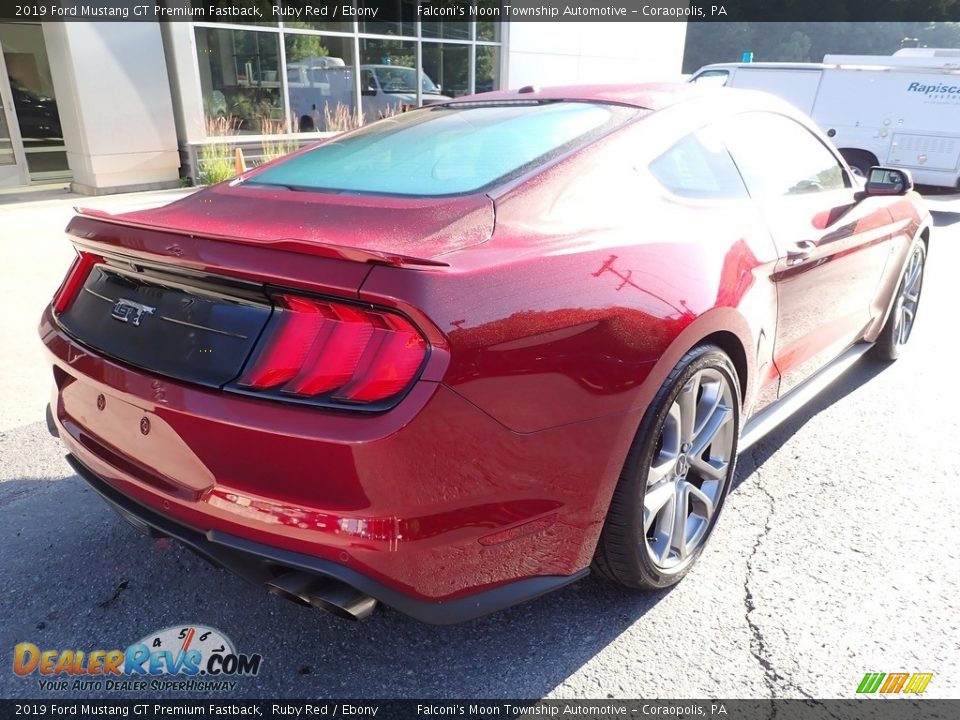 2019 Ford Mustang GT Premium Fastback Ruby Red / Ebony Photo #2