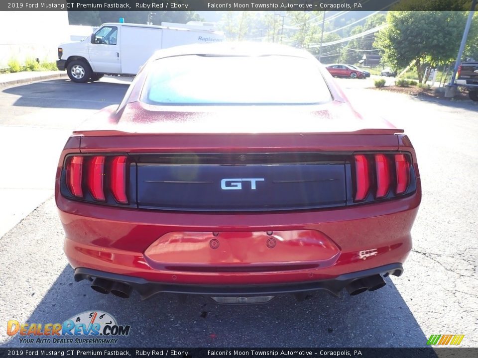 2019 Ford Mustang GT Premium Fastback Ruby Red / Ebony Photo #3