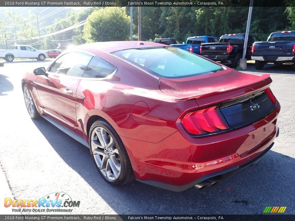 2019 Ford Mustang GT Premium Fastback Ruby Red / Ebony Photo #4