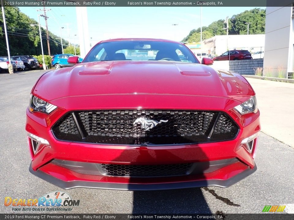 2019 Ford Mustang GT Premium Fastback Ruby Red / Ebony Photo #7
