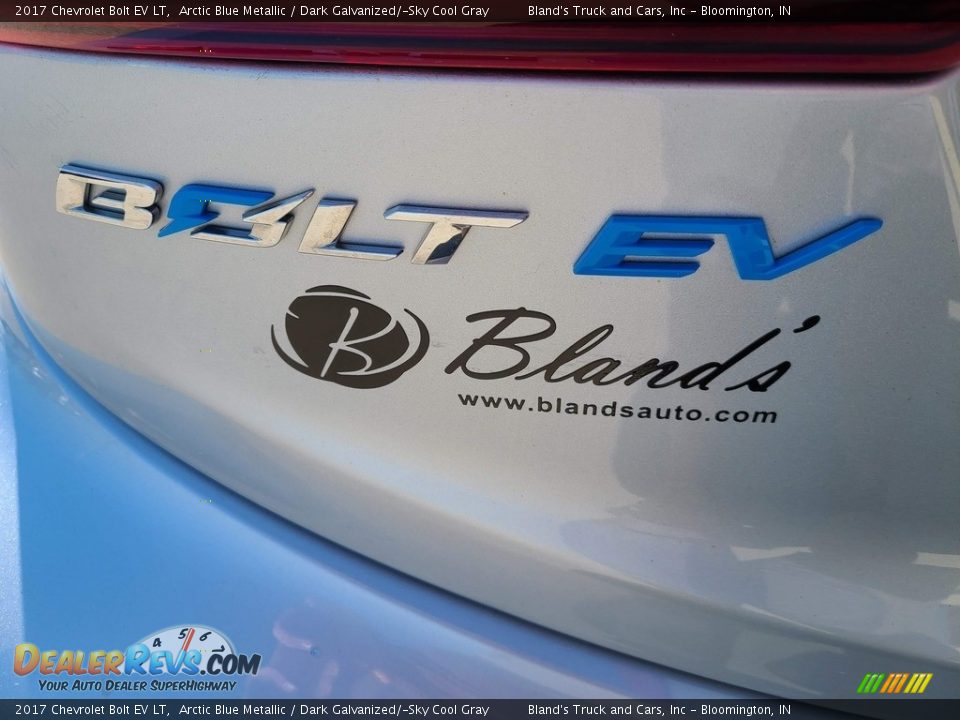 2017 Chevrolet Bolt EV LT Arctic Blue Metallic / Dark Galvanized/­Sky Cool Gray Photo #34