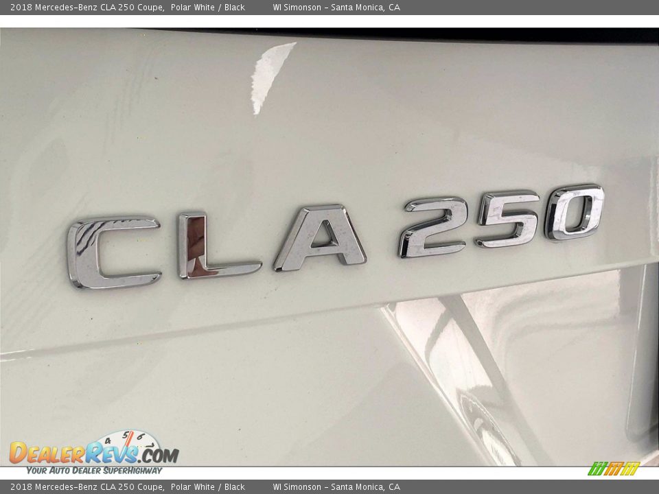 2018 Mercedes-Benz CLA 250 Coupe Polar White / Black Photo #31