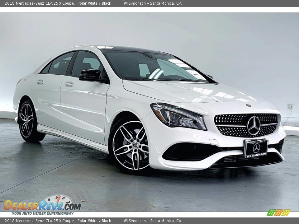 2018 Mercedes-Benz CLA 250 Coupe Polar White / Black Photo #34