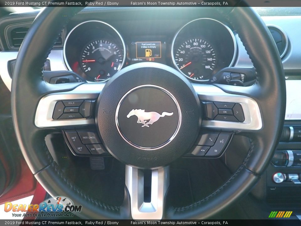 2019 Ford Mustang GT Premium Fastback Steering Wheel Photo #23