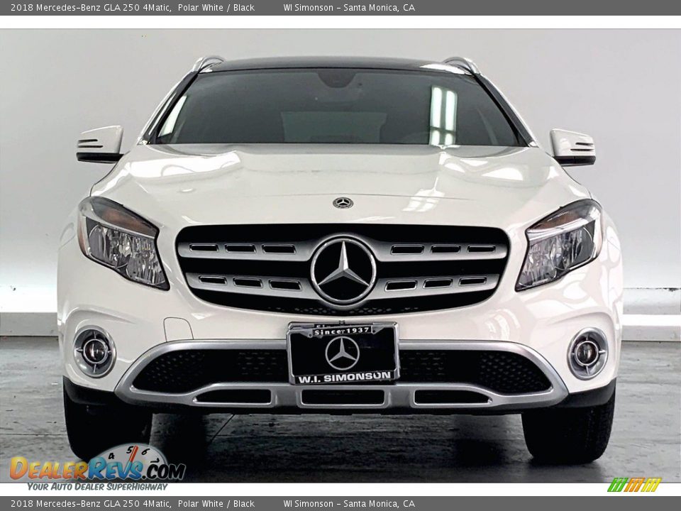 2018 Mercedes-Benz GLA 250 4Matic Polar White / Black Photo #2