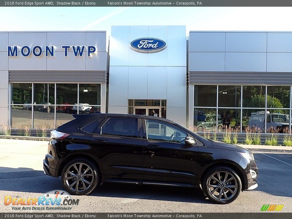 2018 Ford Edge Sport AWD Shadow Black / Ebony Photo #1