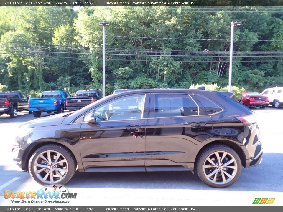 2018 Ford Edge Sport AWD Shadow Black / Ebony Photo #6