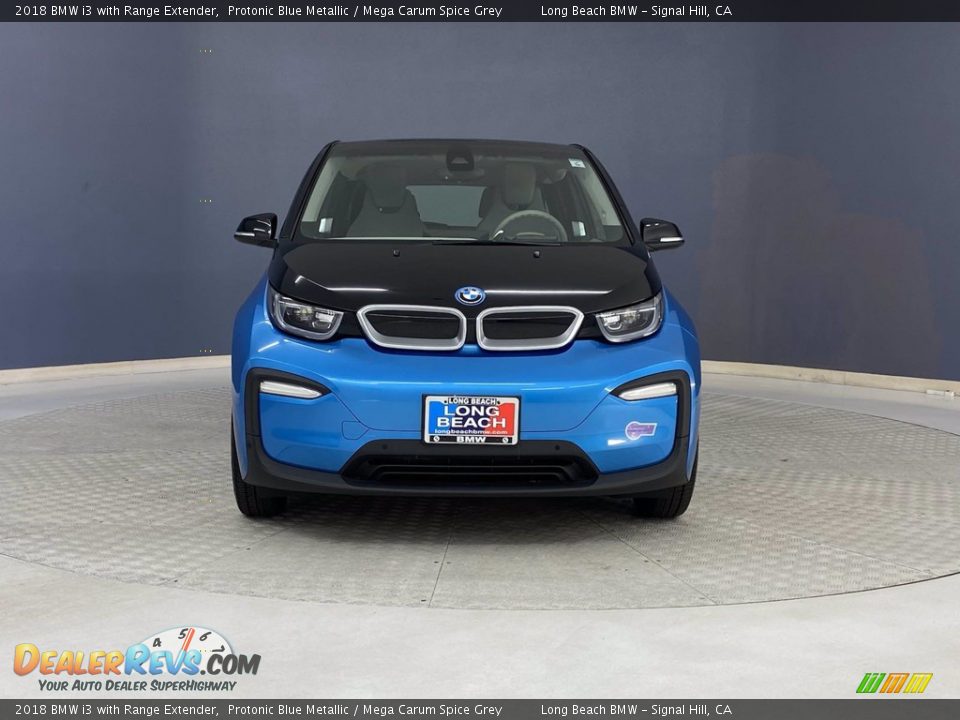 2018 BMW i3 with Range Extender Protonic Blue Metallic / Mega Carum Spice Grey Photo #2