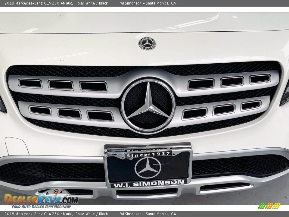 2018 Mercedes-Benz GLA 250 4Matic Polar White / Black Photo #30