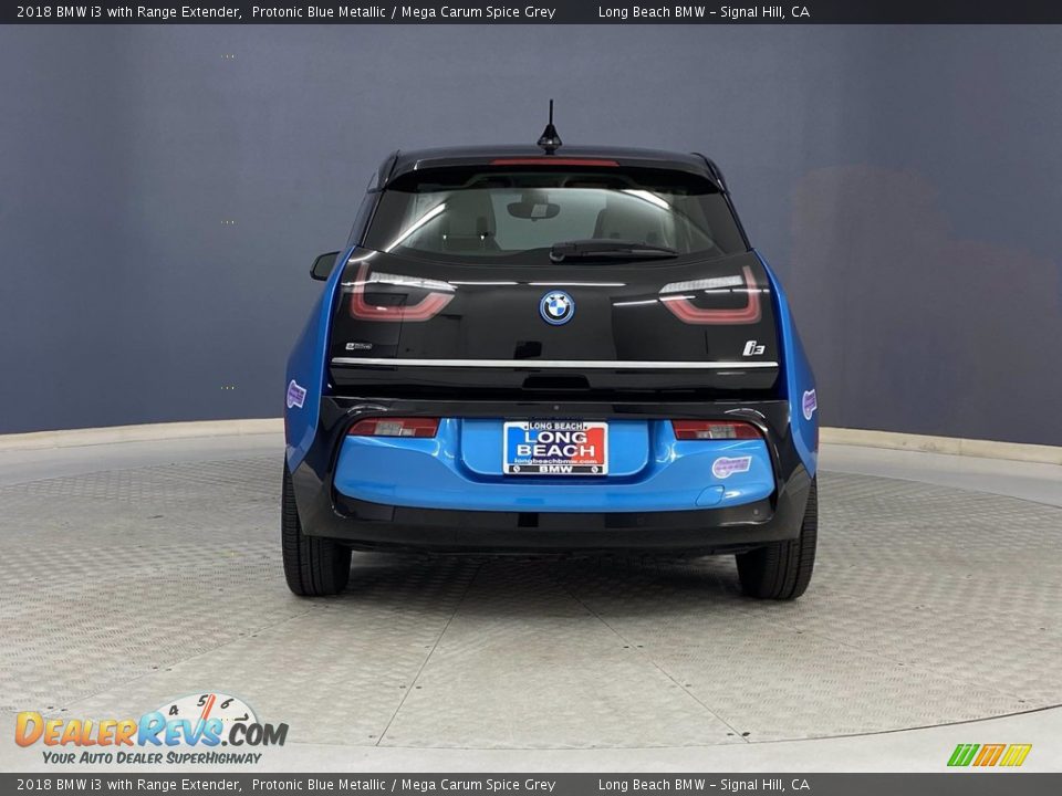 2018 BMW i3 with Range Extender Protonic Blue Metallic / Mega Carum Spice Grey Photo #4