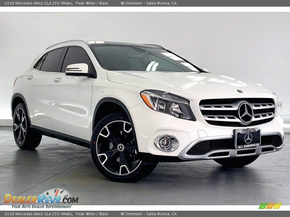 2018 Mercedes-Benz GLA 250 4Matic Polar White / Black Photo #34