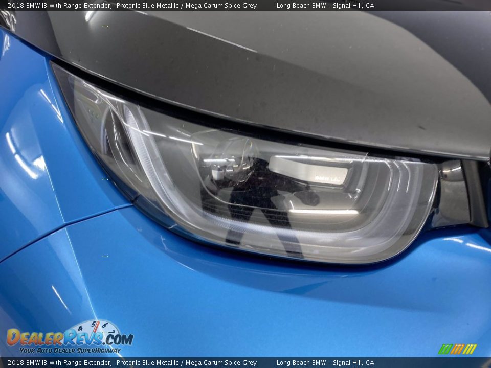 2018 BMW i3 with Range Extender Protonic Blue Metallic / Mega Carum Spice Grey Photo #7