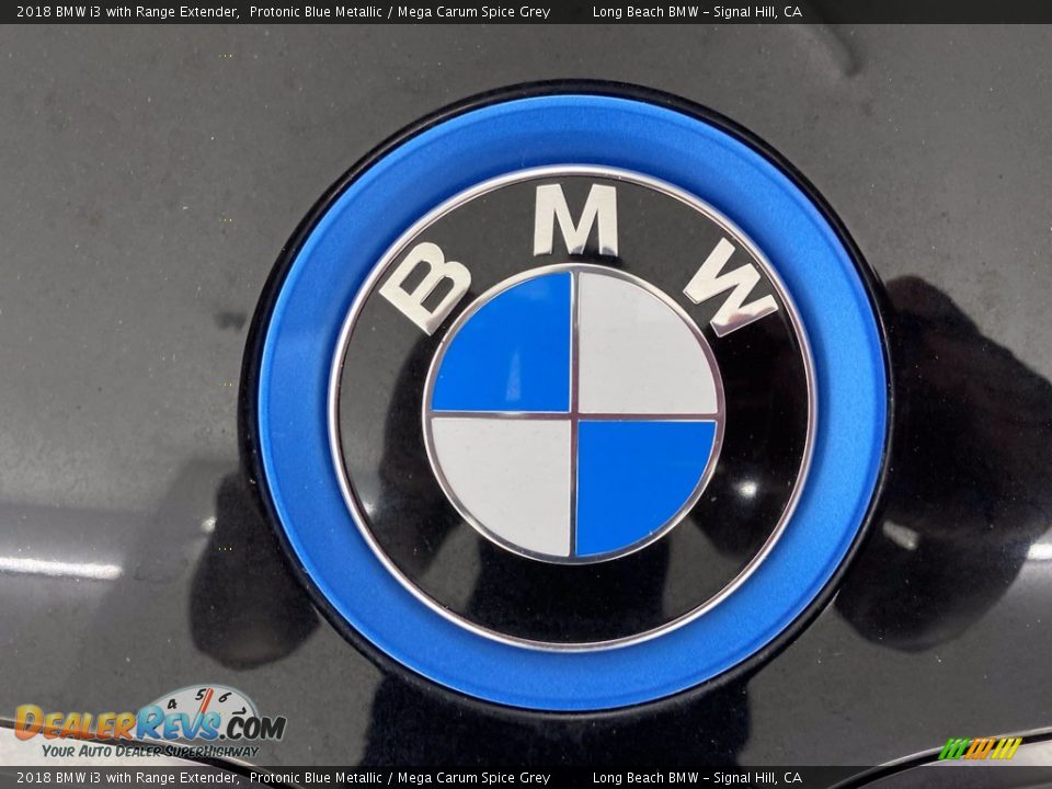 2018 BMW i3 with Range Extender Protonic Blue Metallic / Mega Carum Spice Grey Photo #8