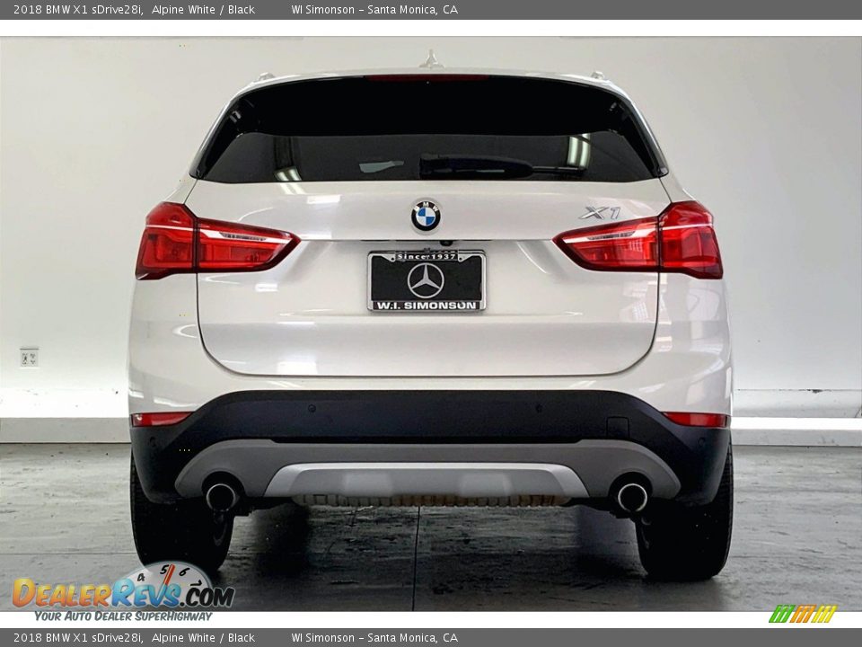 2018 BMW X1 sDrive28i Alpine White / Black Photo #3