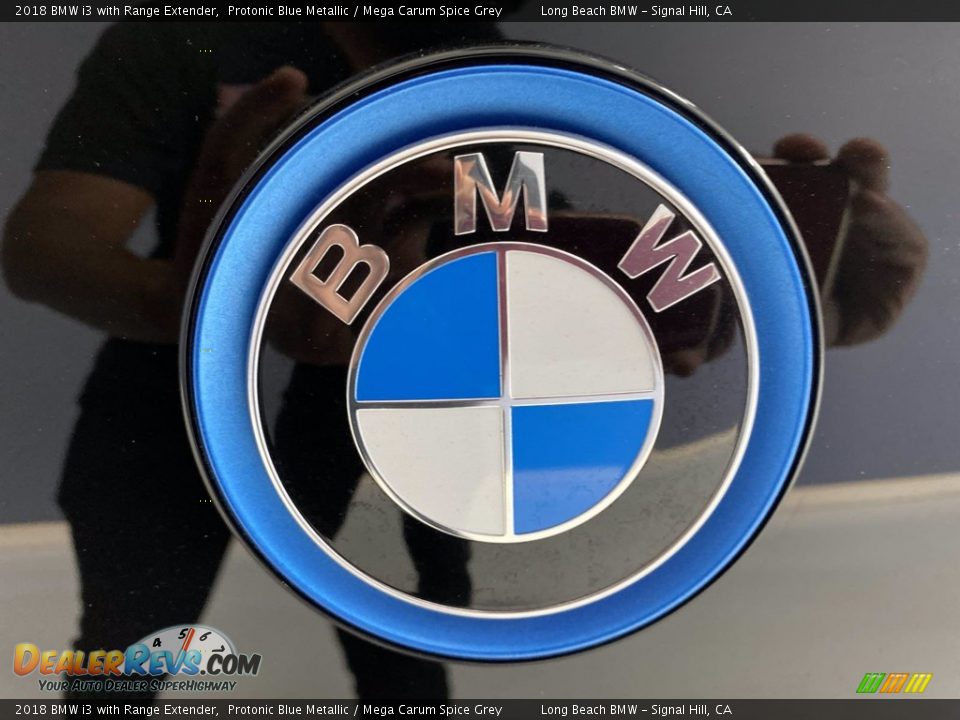2018 BMW i3 with Range Extender Protonic Blue Metallic / Mega Carum Spice Grey Photo #10