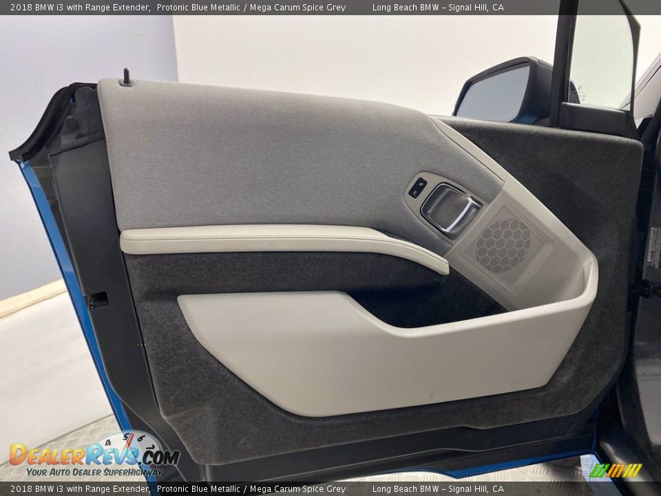 2018 BMW i3 with Range Extender Protonic Blue Metallic / Mega Carum Spice Grey Photo #13