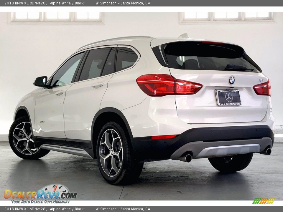 2018 BMW X1 sDrive28i Alpine White / Black Photo #10