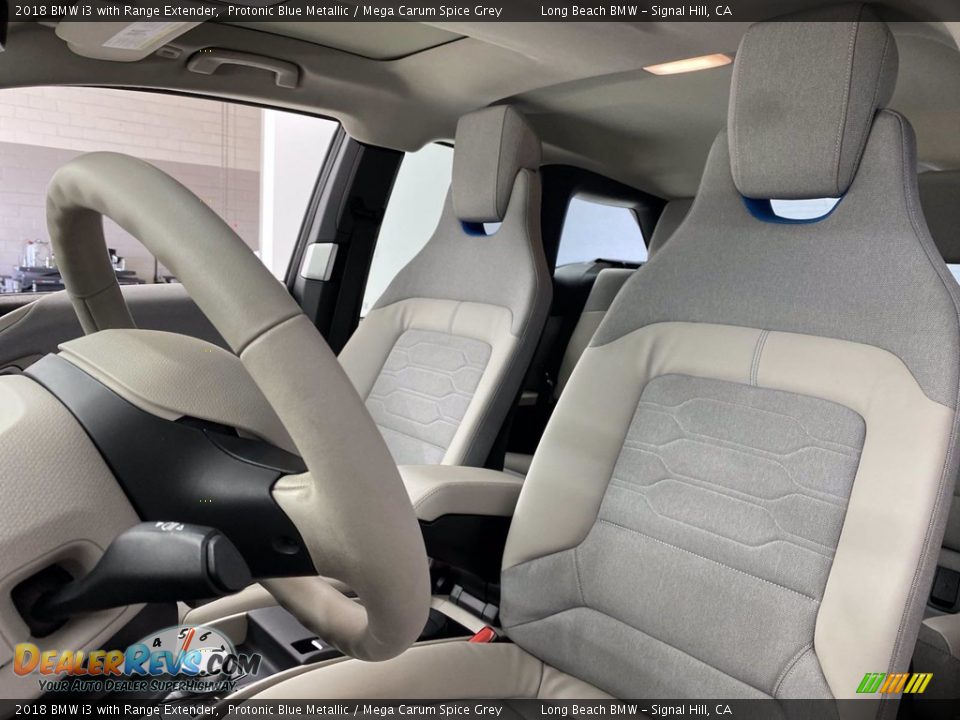 2018 BMW i3 with Range Extender Protonic Blue Metallic / Mega Carum Spice Grey Photo #17