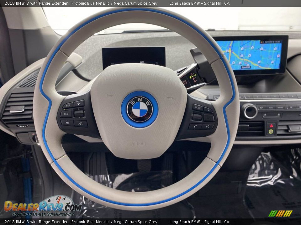 2018 BMW i3 with Range Extender Protonic Blue Metallic / Mega Carum Spice Grey Photo #18