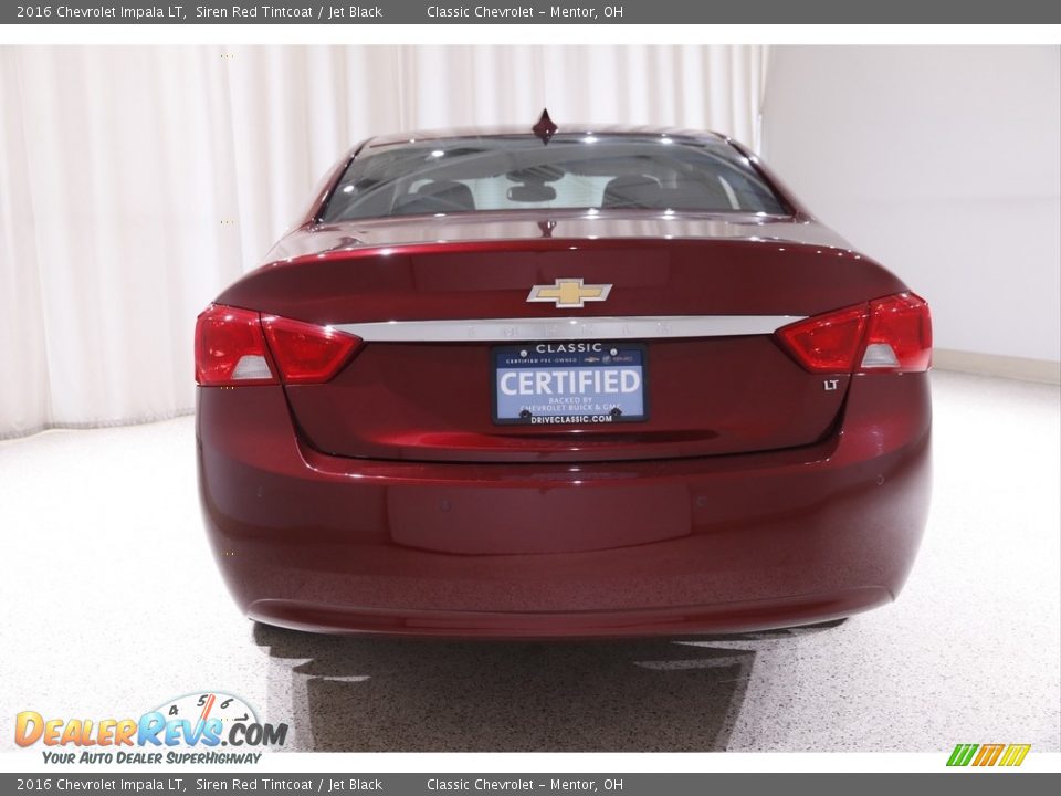 2016 Chevrolet Impala LT Siren Red Tintcoat / Jet Black Photo #17