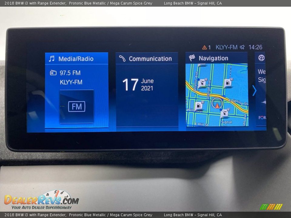 2018 BMW i3 with Range Extender Protonic Blue Metallic / Mega Carum Spice Grey Photo #24