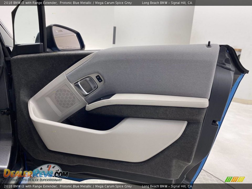 2018 BMW i3 with Range Extender Protonic Blue Metallic / Mega Carum Spice Grey Photo #33