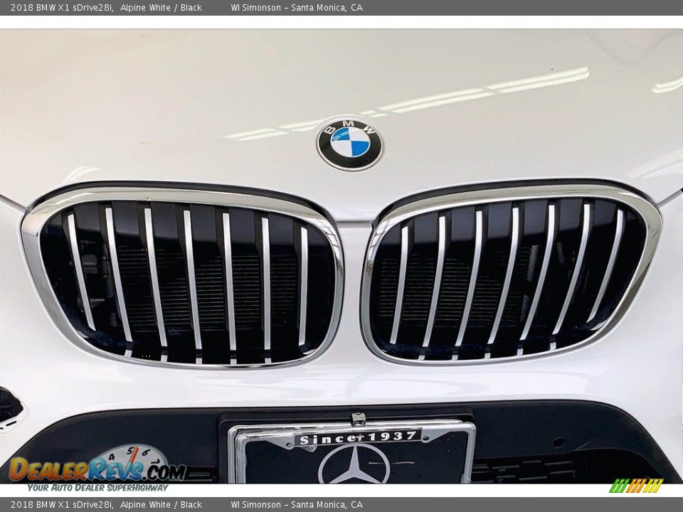 2018 BMW X1 sDrive28i Alpine White / Black Photo #30